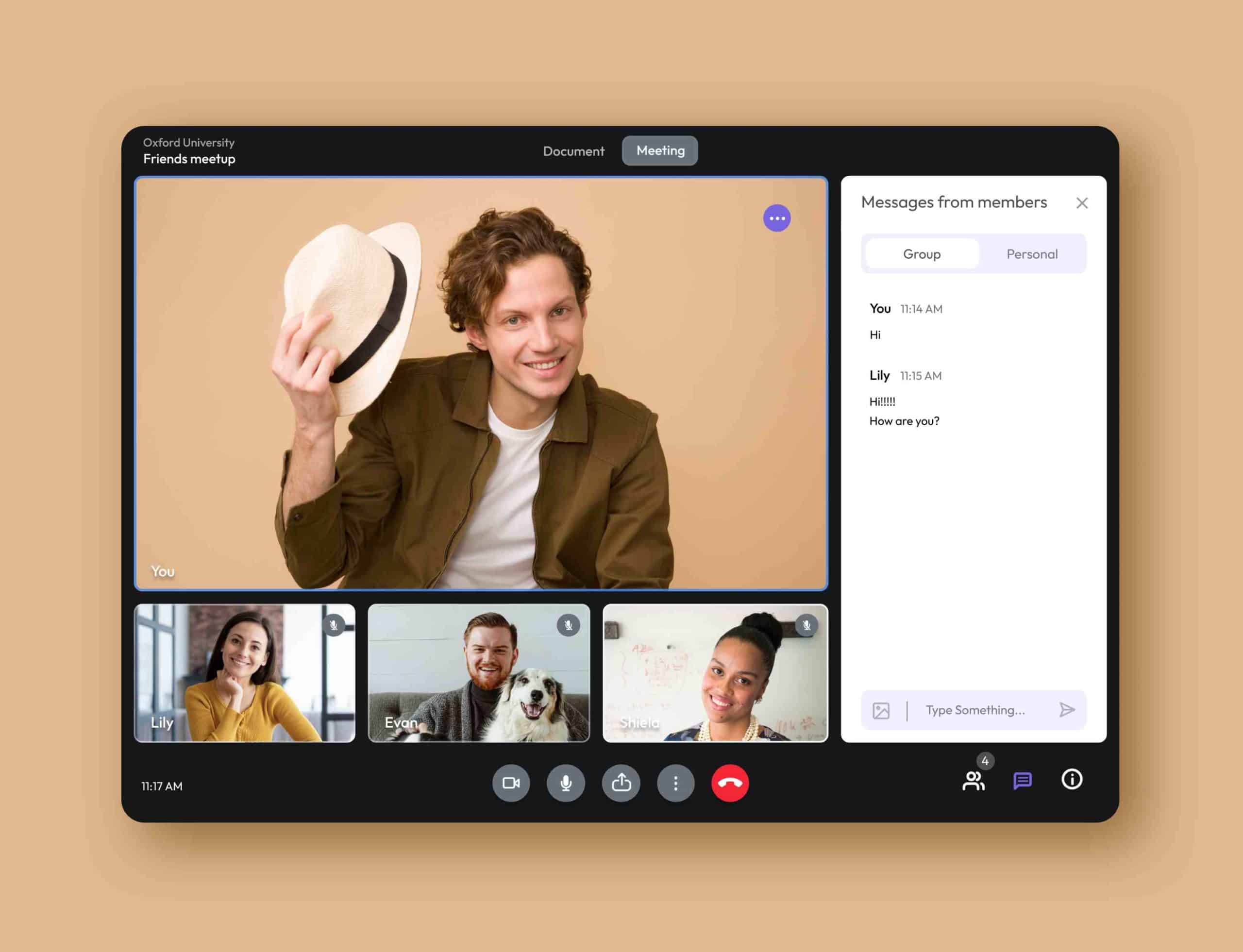 Video Conferencing App like Zoom or Google Meet